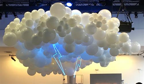 Balloon Cloud (15' x 30') - Bat Mitzvah