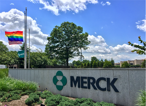 Pride at Merck at the Kenilworth HQ site