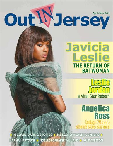 Cover of April/May 2021 issue of Out In Jersey print bimonthly magazine