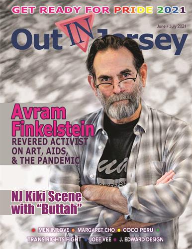 Cover of June/July 2021 issue of Out In Jersey print bimonthly magazine