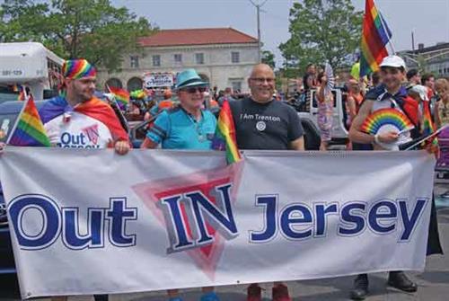 Out In Jersey at Jersey Pride Parade in Asbury Park in June 2019