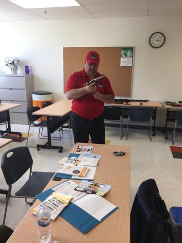 One of our first NRA Home Firearms Safety Courses at the Boys and Girls Club in Ewing, New Jersey.