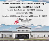 Annual Shred day and Food Drive