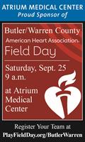 Butler/Warren County Field Day to benefit American Heart Association