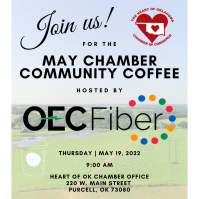 May Chamber Community Coffee hosted by OEC Fiber