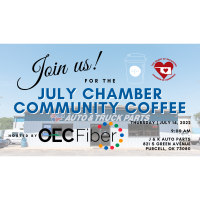 July Chamber Community Coffee hosted by OEC Fiber