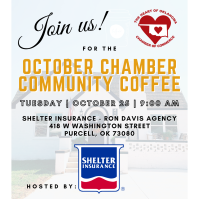October Chamber Community Coffee hosted by Shelter Insurance - Ron Davis
