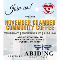 November Chamber Community Coffee hosted by Abiding Home Health