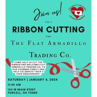 Ribbon Cutting for The Flat Armadillo Trading Co.