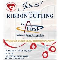 Ribbon Cutting for The First National Bank & Trust Co.