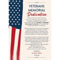 Purcell Veterans Memorial Dedication 2024