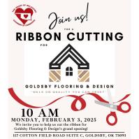 Ribbon Cutting for Goldsby Floor & Design