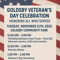 Goldsby Veteran’s Day Celebration – Honoring All Who Served