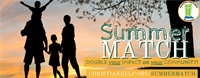 Summer Match is Here! Give Now & Get Your Gift DOUBLED!