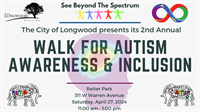 2nd Annual Walk for Autism Awareness & Inclusion in Longwood