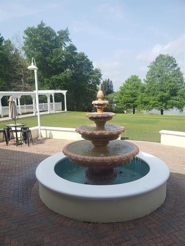 Beautiful fountain at the Lake Mary Events Center