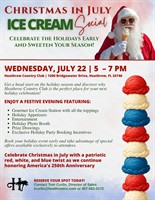 Christmas in July Ice Cream Social