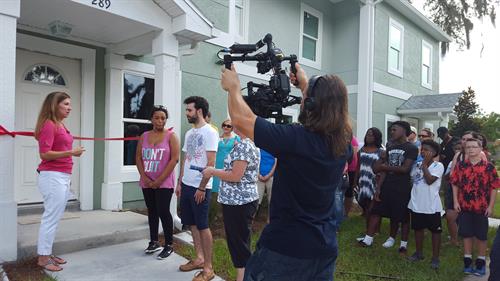 Whitney Media Productions on the scene producing a project for Habitat for Humanity Seminole-Apopka.  Our videos have been part of their annual fundraising efforts at their Raise The Roof galas in Apopka.