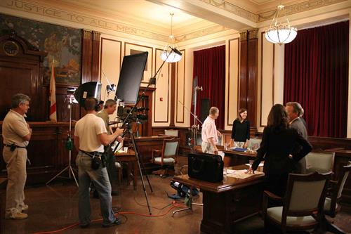 We're going back in time with this one!  We produced an HR video on sexual harassment for SunTrust Bank.  In this scenario we shot a mock trial at a courthouse in Orlando.  A very successful project that was used company wide at SunTrust for years.