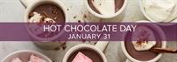 Hot Cocoa on Us! National Hot Chocolate Day.