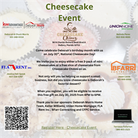 National Cheesecake Day event