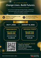 Recovery House of Central Florida, Inc. - Hope Returns Gala