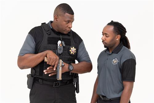 Training new officer Training new officer