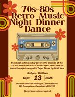 70's 80's Dinner Dance featuring the Tage Band!