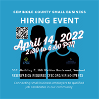 Seminole County Small Business Hiring Event  April 14, 2022
