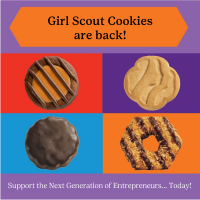 Girl Scout Cookies are HERE!