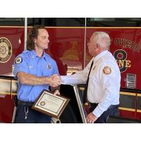 Life Saving Award with Oviedo Fire Rescue and Seminole County Fire Department