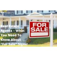 Real Estate Agents – What you need to know about For Sale Signs!