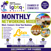 GFLGLCC October Networking Mixer at Lola's on the Water at the Sands Harbor Resort & Marina