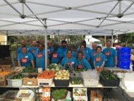 Our Pop Up Eat Well Center deploys in areas of greatest need to distribute healthy foods
