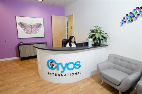 Front desk to the Cryos egg bank 