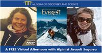 Museum Of Discovery and Science Free Virtual Afternoon with Alpinist Araceli Segarra