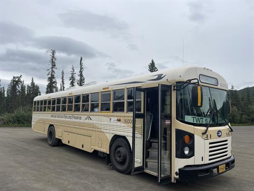 Denali Park tour Bus