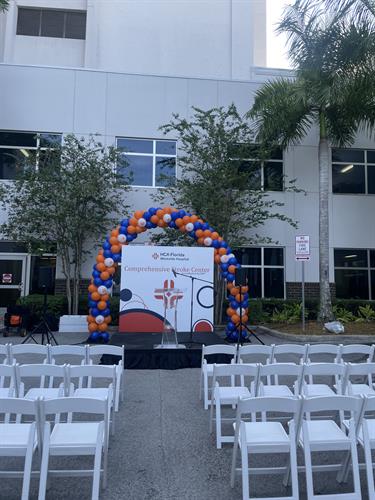 A corporate event for the grand opening of the new Stroke Center at the HCA Westside Hospital.