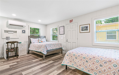 The inside view of our cottages at our Residential location in Delray Beach.