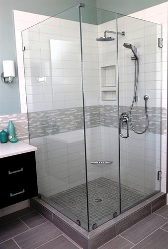 Turn your shower into a beautiful spa experience -when you hire local, professional, craftsmen.