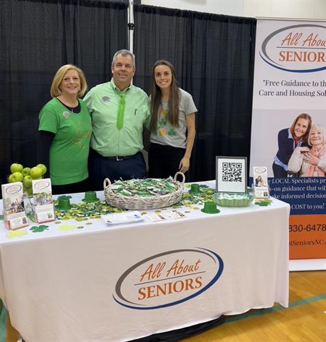 Caryn, Davis & Kennedy at the UNC Chapel Hill's 2023 Total WellBeing Expo!