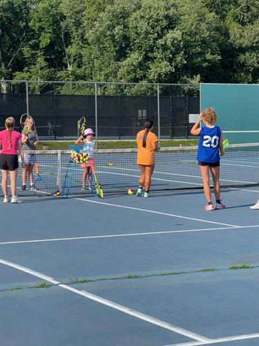 Tennis in collaboration with Old Lyme Youth Services