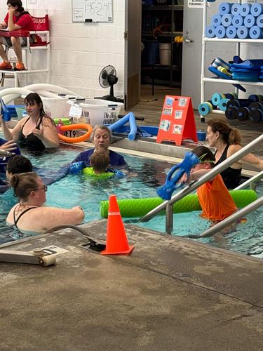 Adaptive Swimming lessons in collaboration with Valley Shore YMCA