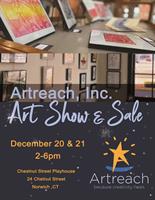 Artreach Art Show and Sale on December 20th and 21st
