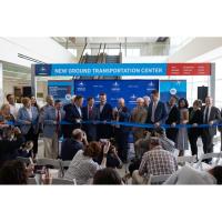 Bradley International Airport Cuts the Ribbon on New Ground Transportation Center Facility to Open to the Public in July