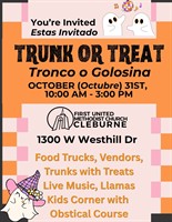 Trunk or Treat w/ Vendors, Food Trucks, & more!
