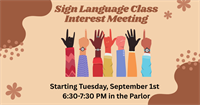 Sign Language Interest Meeting