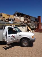 Tornado victim relief.  Believe it or not, that house was remodeled, better than before!