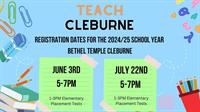 TEACH Cleburne Registration Night