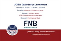 Johnson County Builders Association Quarterly Luncheon